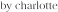 by charlotte Discount Codes